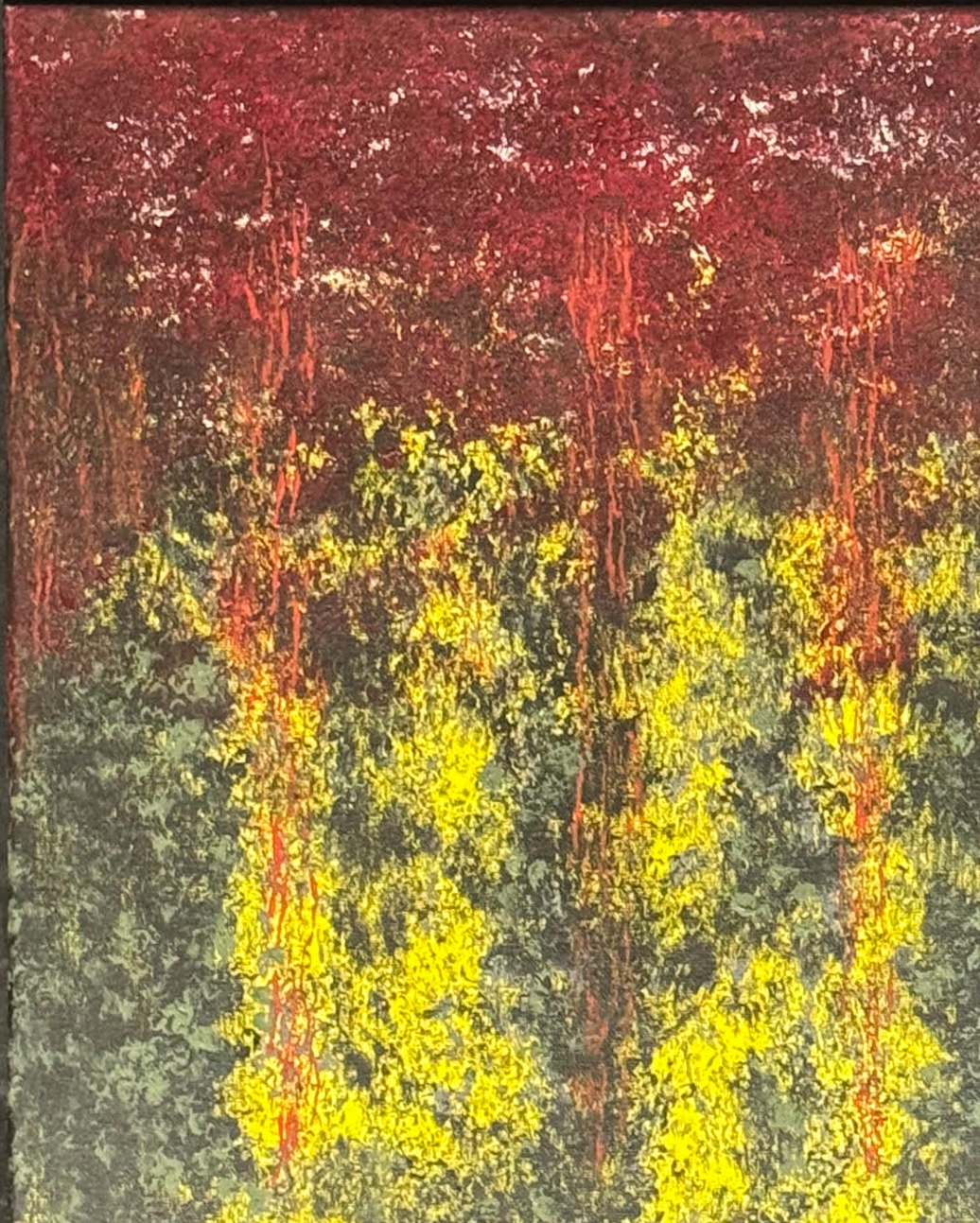 Crimson Woods — artwork by David Thomas Hardy
