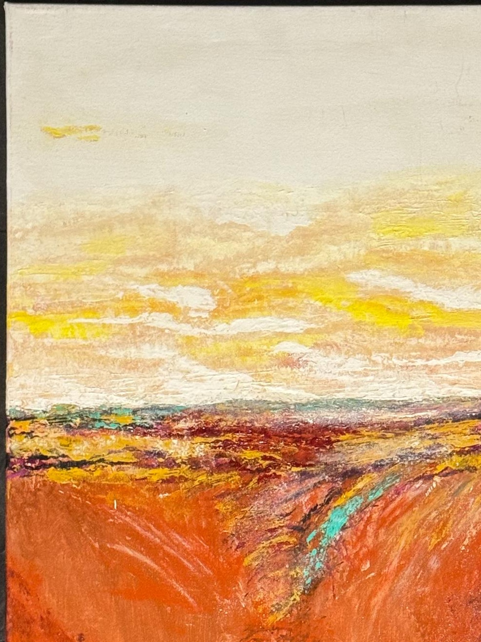 Crossing the Desert Plain — artwork by David Thomas Hardy