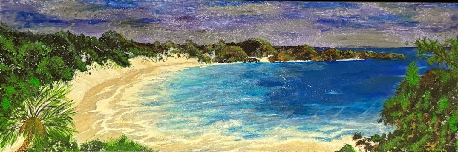 Half Moon Bay — artwork by David Thomas Hardy