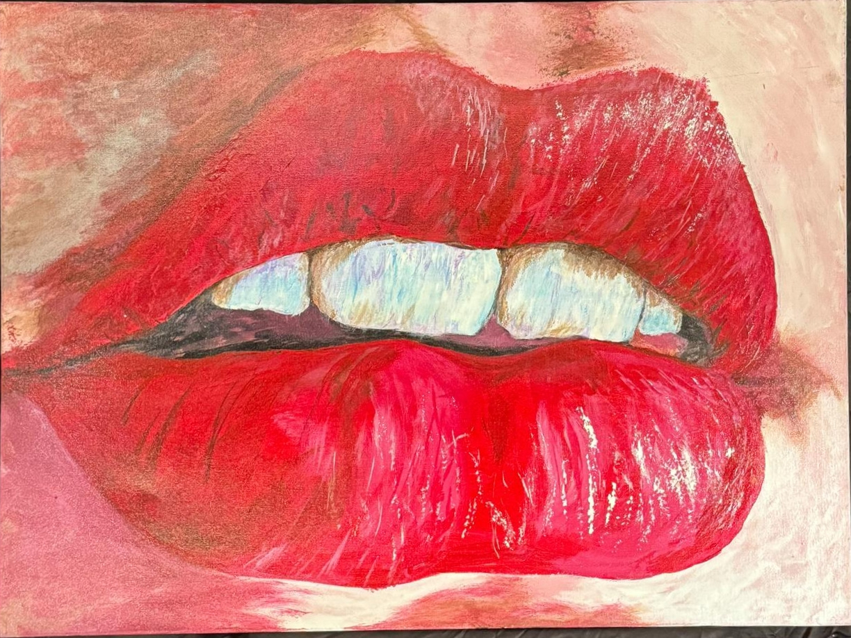 Marilyn’s Lips — artwork by David Thomas Hardy