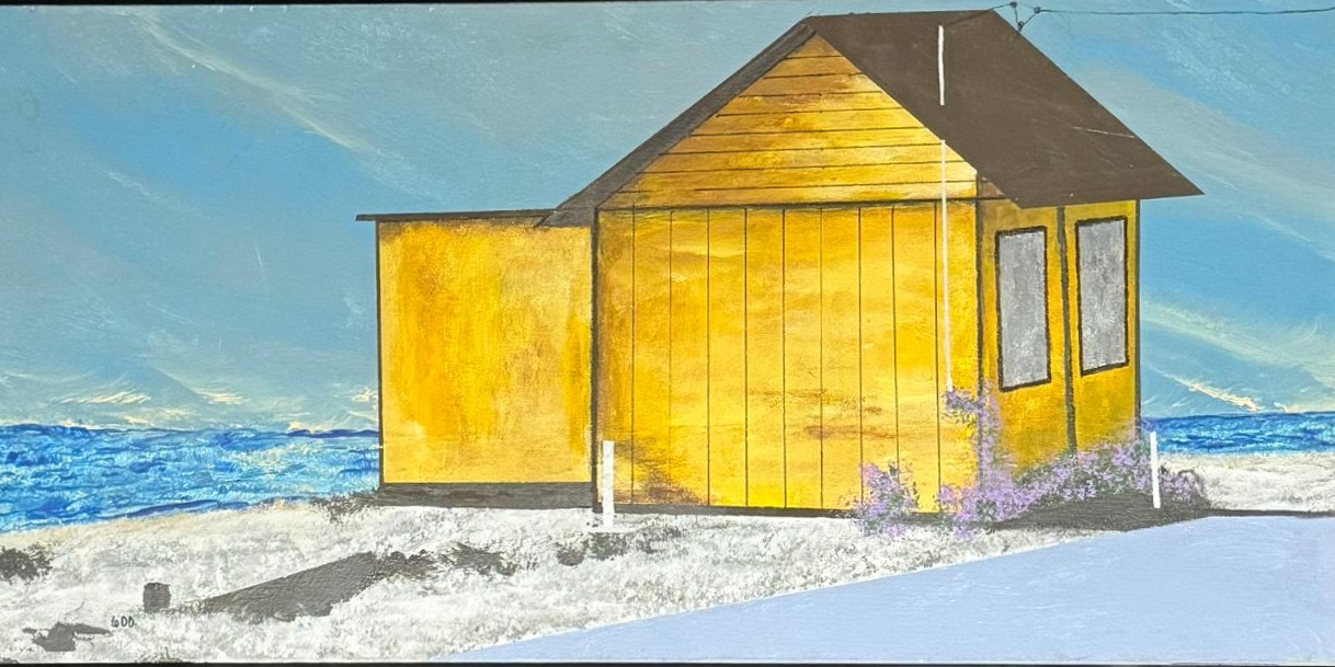 Shoreline Retreat — artwork by David Thomas Hardy