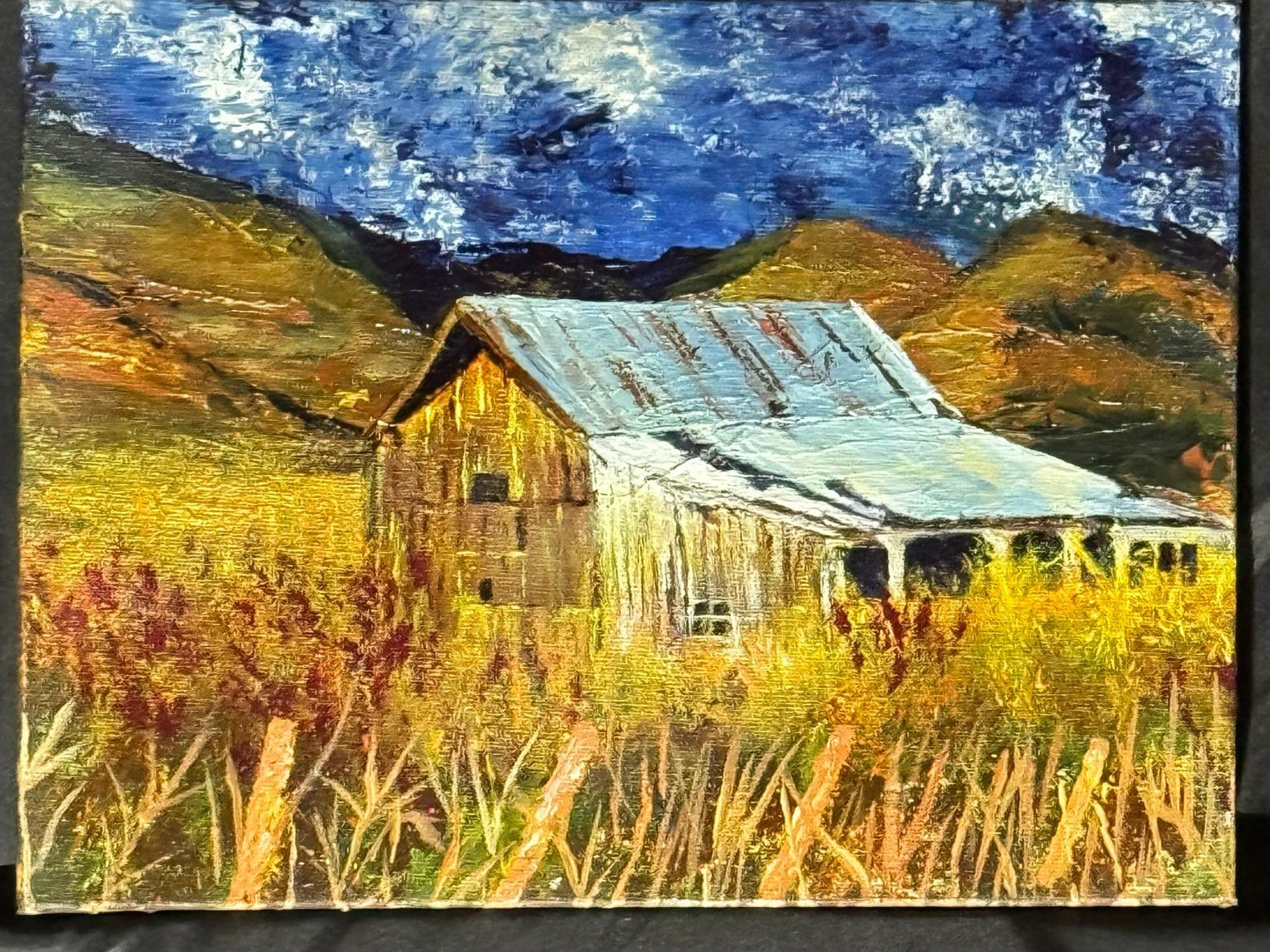 Where The Hills Hold The Light — artwork by David Thomas Hardy