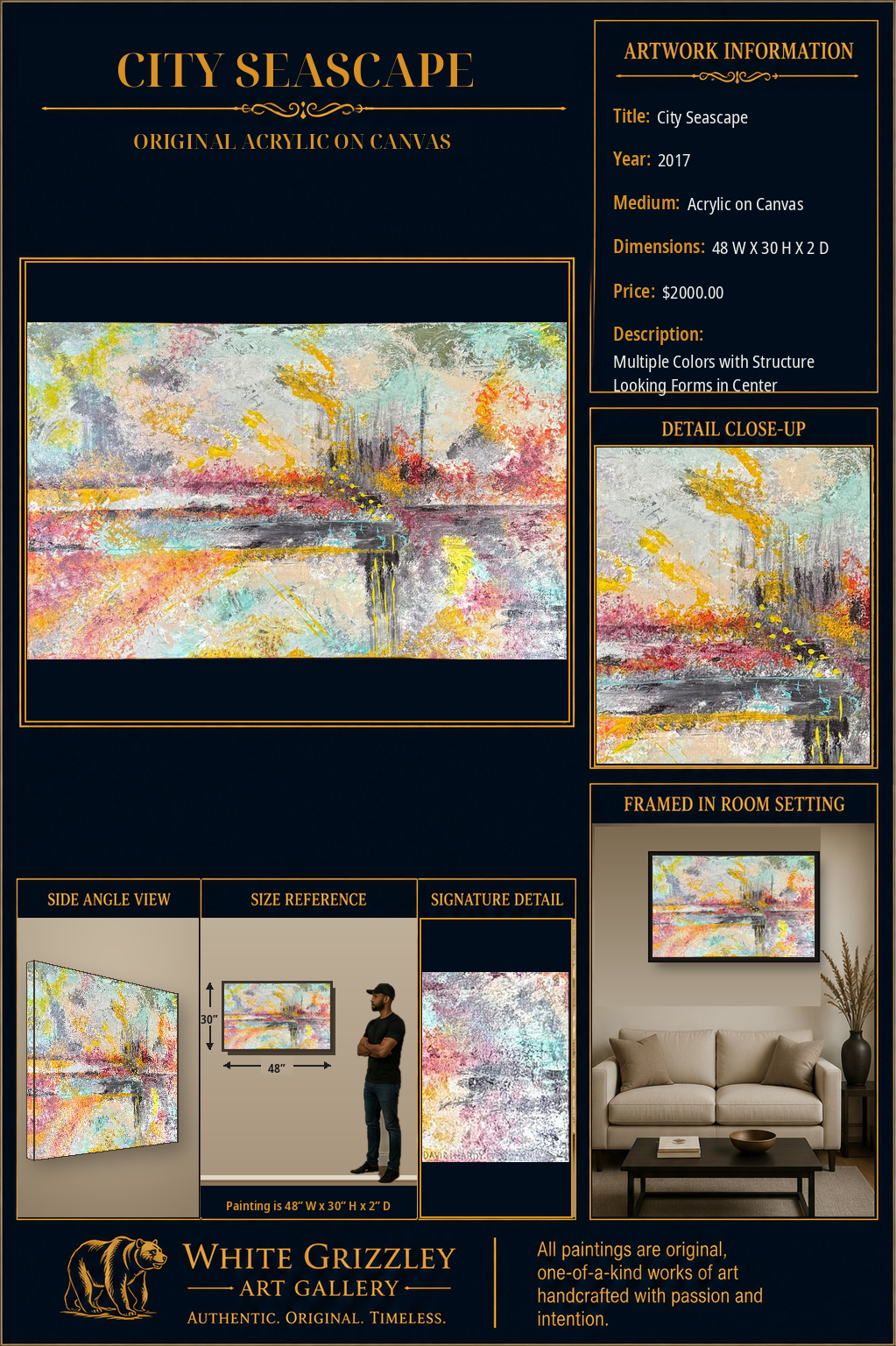 White Grizzley Art presentation for City Seascape