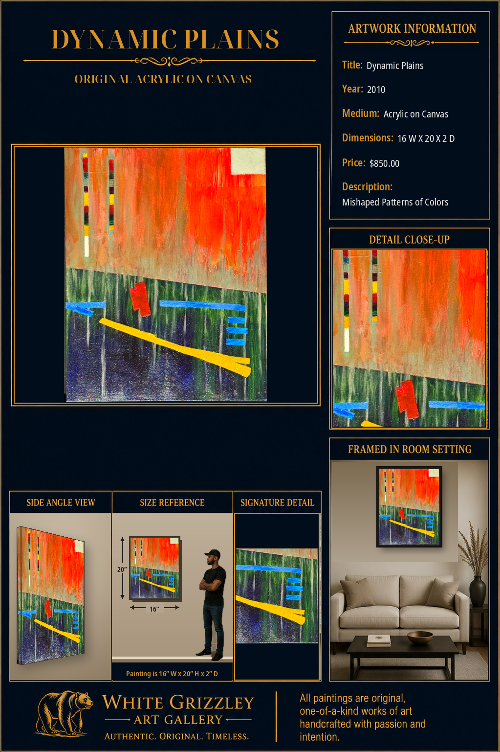 White Grizzley Art presentation for Dynamic Plains