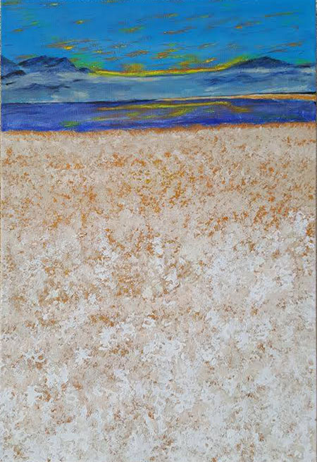 Sunrise over Beach 24h x 36w